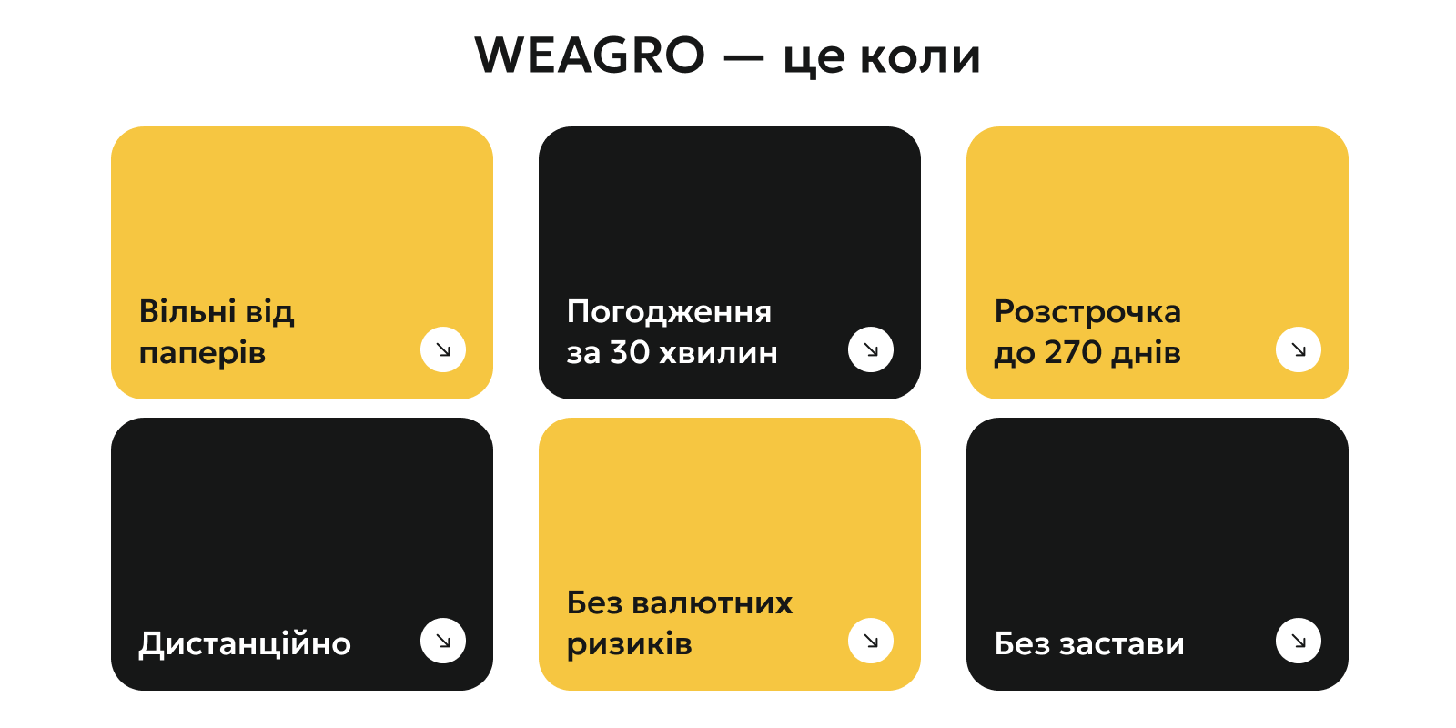 WEAGRO cards